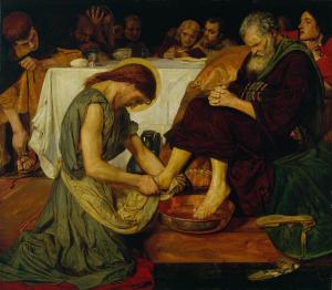 Jesus Washing Peter's Feet 1852-6 Ford Madox Brown